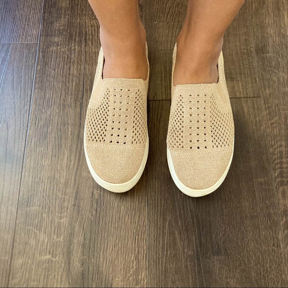 Steve Madden Tan Slip-On Sneakers